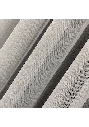 Işıltı Simli Naturel Keten Tül Perde 4 Farklı Renk