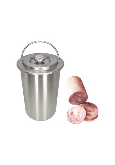 Termometreli 304 Paslanmaz Çelik Jambon Pres Makinesi, Et Kümes