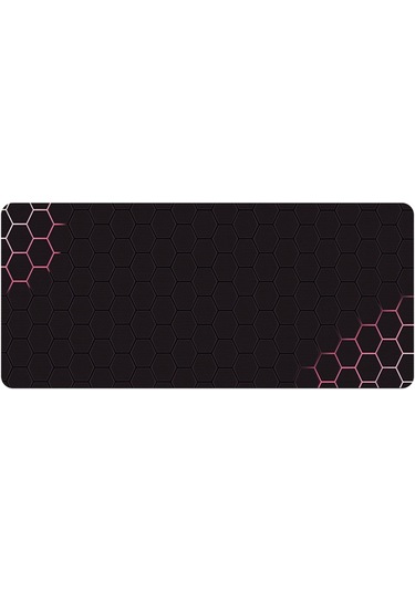 Cbtx 400x1000x3mm Kaymaz Kauçuk Mouse Pad Şık Petek Desenli Masaüstü Mat - Stil 16