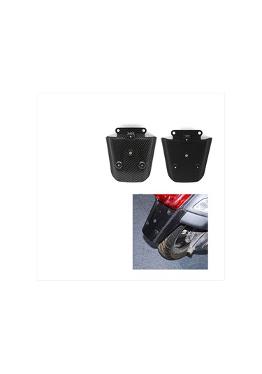 Xurunkeji Vespa Gts Gtv 300 6r Çamurluk Sıçrama Koruyucu Aksesuarları Siyah İçin Motosiklet Arka Çamurluk Uzatması Siyah