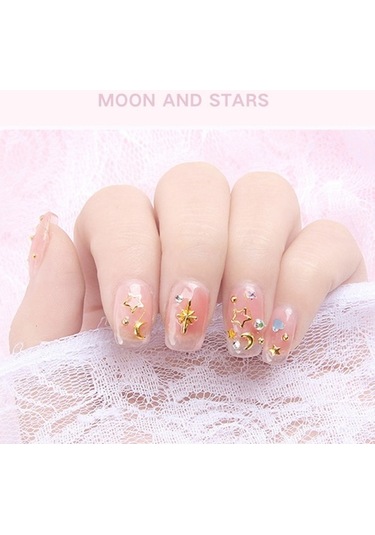 Flybuy Yıldız Parça Metal Japon Diğer Desenli Dekorasyonu Çivi Ay Aksesuarlar, 200 - Ug Diğer