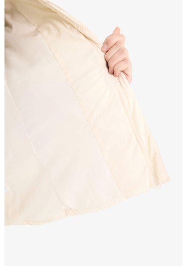 Defacto Su Geçirmez Fermuarlı Şişme Yelek E8587ax25auer128 Ekru