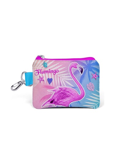 Coral High Flamingo Desenli Bozuk Para Çantası - Kız Çocuk