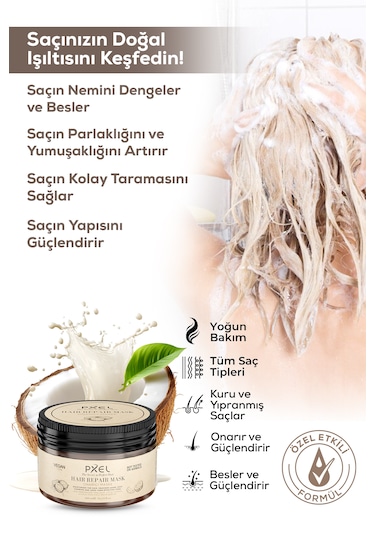 Pxel Onarıcı Saç Maskesi 300 ML
