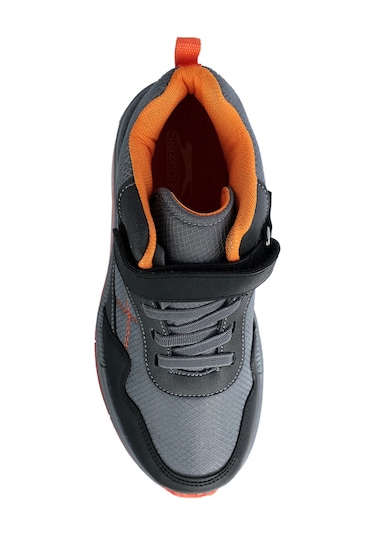 Slazenger KETI I Çocuk Cırt Cırtlı Koyu Gri Bot