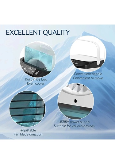 White Taşınabilir Klima 3-speed Küçük Ac Ünitesi Mini Hava