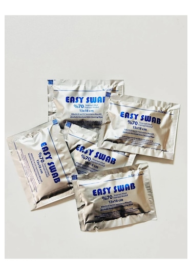 Temizleme Mendili Swap %70 Alkollü Büyük Boy 200 Adet