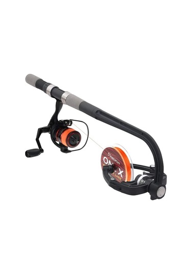 Elmpaly Siyah No Twist Line Spooler Döner Makara Yemleme Makarası Ve Trolling Makarası İçin Misina Sarıcı