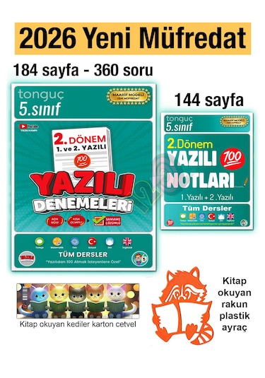 5. Sınıf 2026 2. Dönem Yazılı Denemeleri Ve Notları