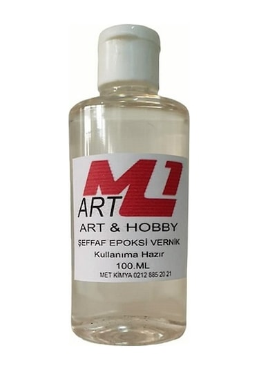 M1 ART Şeffaf Epoksi Vernik 100.ml