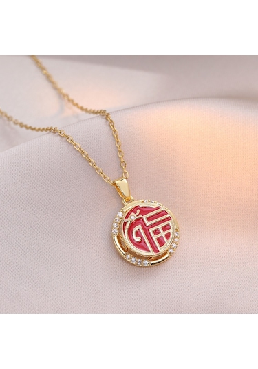 Bayan Kolye: Moda Estetiği Titanyum Çelik Kolye No.235 Çok REnkli