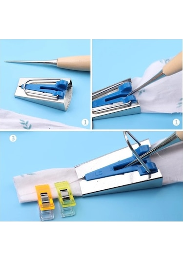 Carrier- Practical Tools, "62 Parça Dikiş Şerit Yapma Seti -