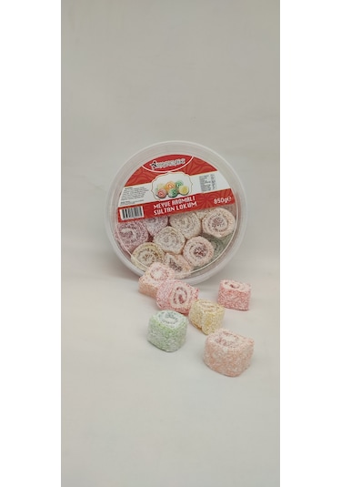 Arkanzade Şekerleme Meyve Aromalı Sultan Sarma Lokum 850 G