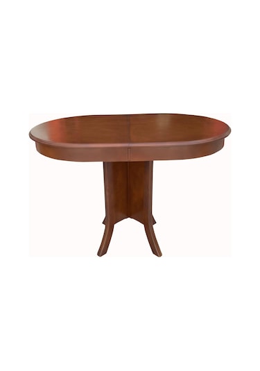 Evimeaksesuar Oval Ortadan Ayaklı Açılır Masa 75X108 Cm Tamamı Ahşap Evimeaksesuar Oval Ortadan Ayaklı Açılır Masa 75X108 Cm Tamamı Ahşap