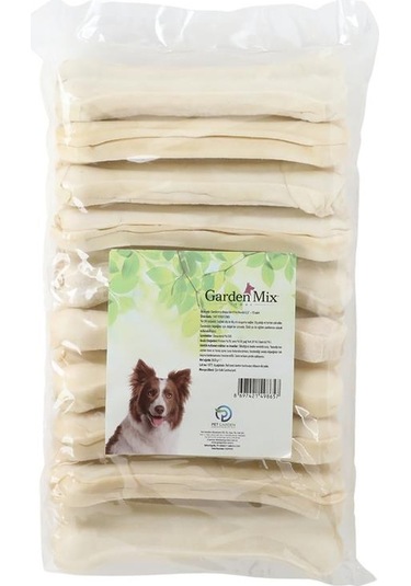 Gardenmix Press Sütlü Deri Köpek Çiğneme Kemiği 16 Cm 10 Adet