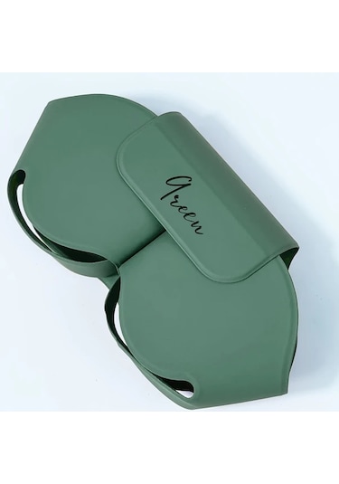 Fochsia Kişiselleştirilmiş Airpods Uyumlu Max Kılıfı Yumuşak Silikon Dayanıklı Çizilmeye Dayanıklı Beyaz