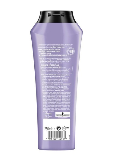 Gliss Blonde Perfector Turunculaşma Karşıtı Mor Şampuan 250 ML