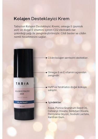 Tabia Kolajen Krem 30 ML