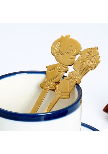 Homyl Düğün Parti Paslanmaz Çelik Kahve Çay Altın