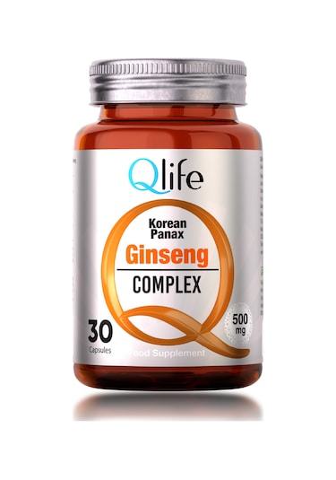 Qlife Korean Panax Ginseng 500 Mg 60 Kapsül