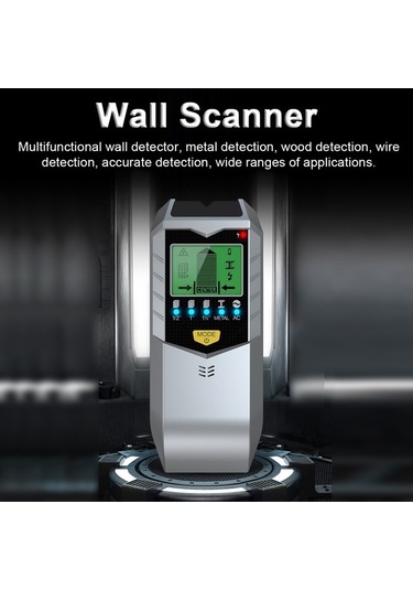 Pazly Ahşap Kiriş Dedektörü, Lcd Aydınlatmalı Dijital Duvar Tarayıcı, Metal Ve Tel Algılama