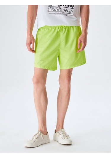 Ltb Beli Bağlama Detaylı Basıc Yeşil Deniz Şort (550609575)