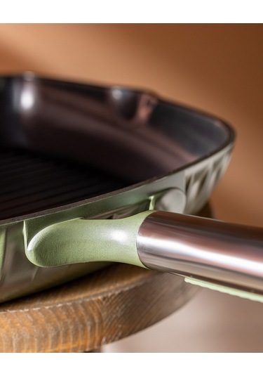 Madame Coco Freya Izgara Tavası - Yeşil - 16 CM