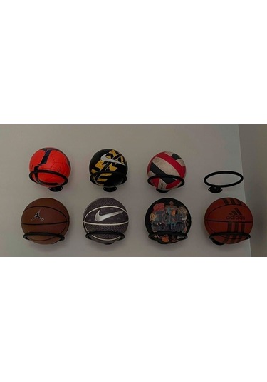 Houselabshop Basketbol Futbol Motosiklet Kaskı Çiçek Saksısı Havlu Duvar Rafı