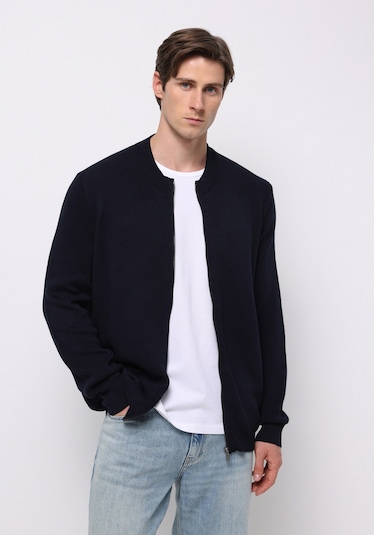 Colins Regular Fit Erkek Lacivert Hırka Cl1076576 Q1.v1 Nav Lacivert