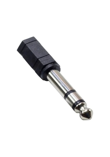 Aux Ses Stereo Siteryo 6.3mm Çevirici Jack Jak Çevirici 3.5 MM