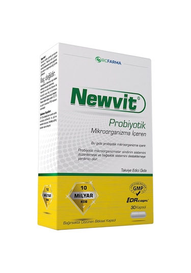 Newvit Probiyotik 30 Kapsül