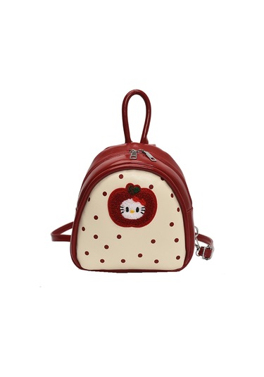 Lyon Karikatür Kırmızıpisi Sırtçantası Az Seyahat Sırtçantası Kirmizi Kırmızı