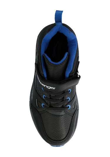 Slazenger KESHA Çocuk Cırt Cırtlı Siyah / Saks Mavi Bot