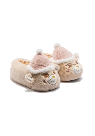 Roza Kadın Hayvanlı Panduf Bej 36/41 Bej