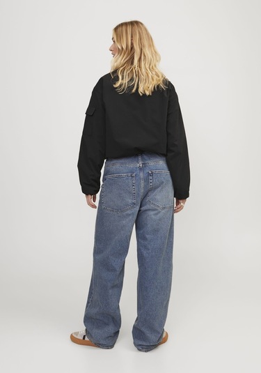 Jack & Jones Kadin Beyzbol Yakali Bomber Ceket - Leila 12253330 Black Siyah