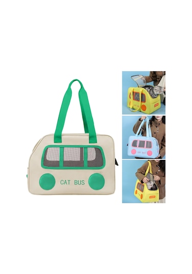 Suntek Kedi Taşıma Çantası Çok İşlevli Yavru Köpek Beyaz