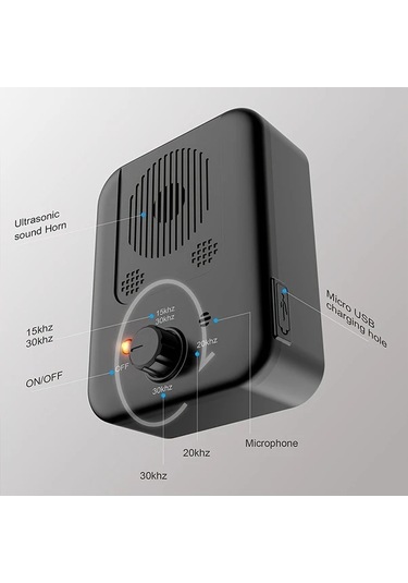 Willowhaven Siyah Usb Şarjlı Akıllı Havlama Önleyici Cihaz Köpek Eğitim Aleti