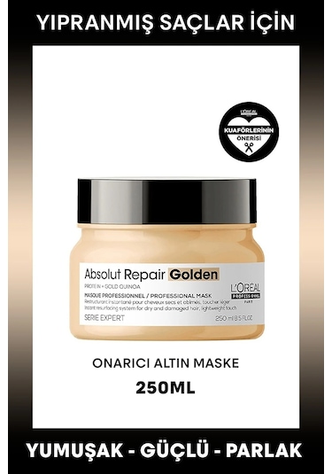 L'Oréal Professionnel Serie Expert Absolut Repair Yıpranmış Saçlar Için Onarıcı Altın Maske 250 ML
