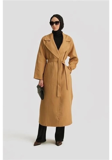 Armine Erkek Yaka Handmade Manto 24k8110 Camel Kahverengi