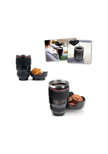Mini Zoom Ef 24-105mm F/4.0l Usm Lens Kahve Termos Fincan Kupa