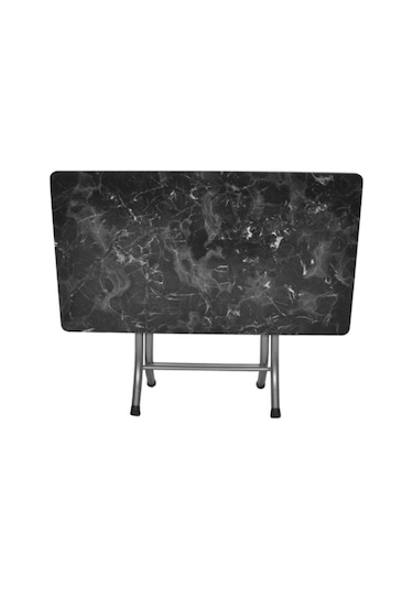 Beyaz Mermer Desenli Katlanabilir Masa 60 110 Diğer