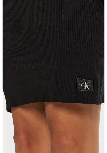 Calvin Klein Bayan Elbise J20j224150 Beh Siyah Siyah