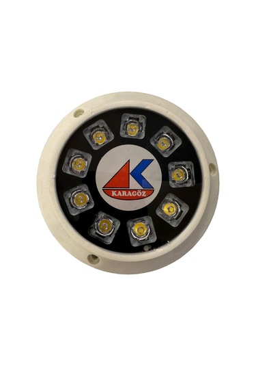 9 Power Ledli Sualtı Lambası 10-30 V Mavi