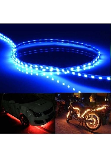 Wondernest 5 Adet Normalde Açık 45 Led 3528 Smd Su Geçirmez Esnek Araba Şerit Işığı, 12v, 45cm, Araba Dekorasyonu Diğer