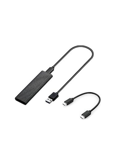 Venturemart Usb C/usbden Nvme Ve Sata Ngff Ssdye Harici Muhafaza Adaptörü, Usb C 3.1 Gen 2 10gbps M