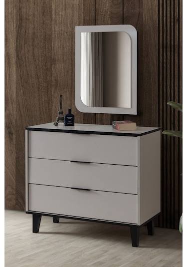 Şifonyer, Bali Çekmeceli Aynalı Şifonyer Çok Renkli