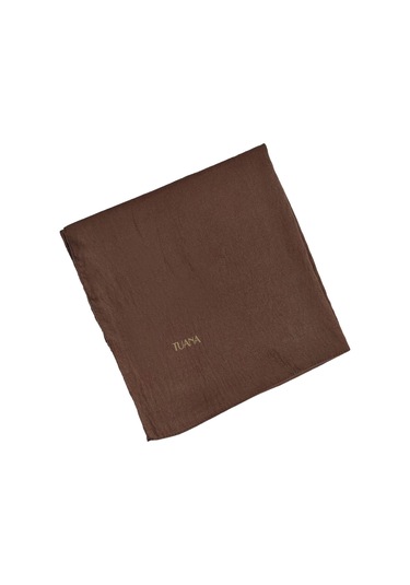 Tuana Eşarp Pamuk Jazz Eşarp 110x110cm Acı Kahve
