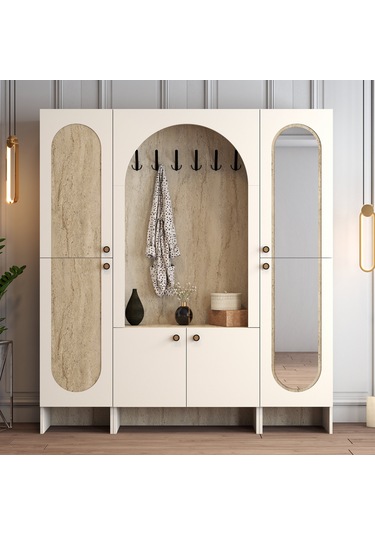 Palermo Portmanto Klm V110 - Krem / Traverten Krem / Traverten