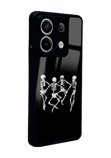 Xiaomi Redmi Note 13 Pro 5g Dancer Skeleton Tasarımlı Glossy Telefon Kılıfı Çok Renkli