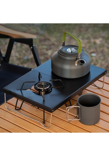 Dolıty Kamp Masası Katlanır Masa Piknik Bacak Sırt Siyah Çok Renkli